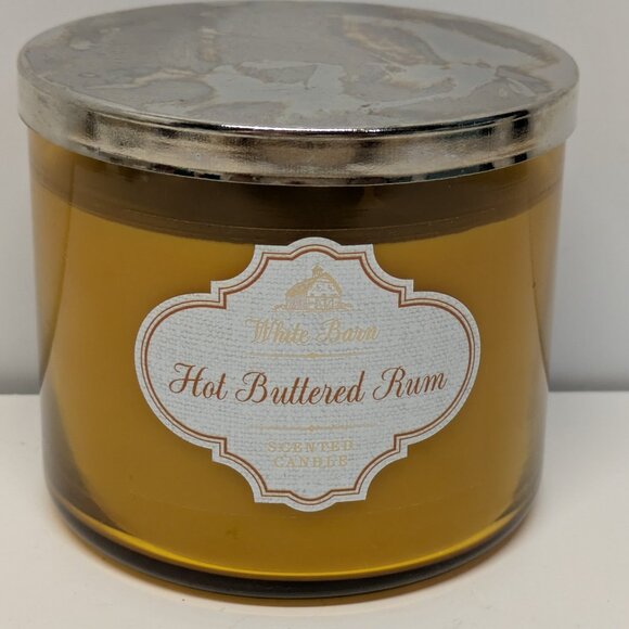 NEW! Bath & Body Works Hot Buttered Rum - 3-Wick Jar Candle - Picture 1 of 3